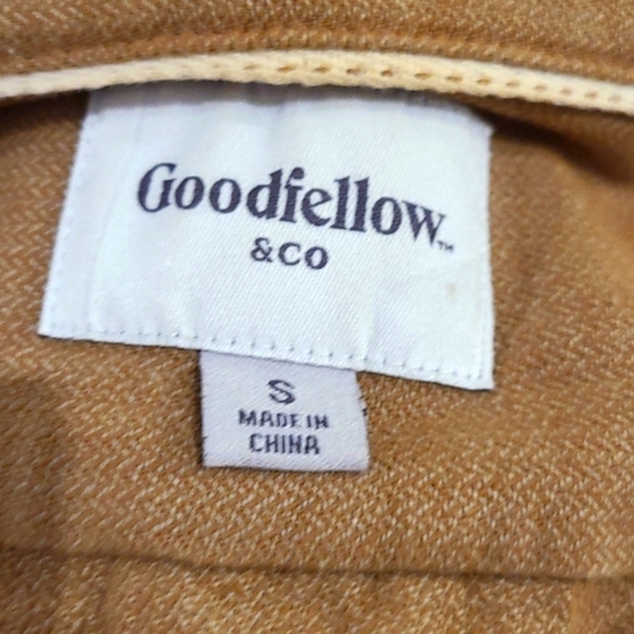 Mens Goodfellow and Co shirt jean material like  jacket casual party sweater - Picture 8 of 8